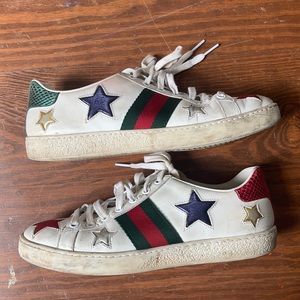 GUCCI ACE STAR SNEAKERS